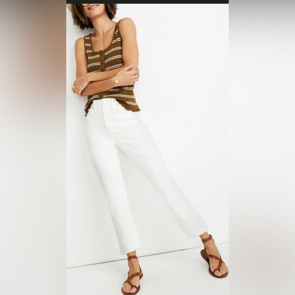 Madewell Jeans size 26 high rise slim crop boyjeans
